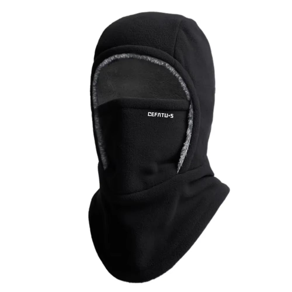 Fleece Balaclava Cycling Cap Cold-Proof Windproof Warm Hood and Hat Thicken Thermal Ski Windproof Cap Women Men