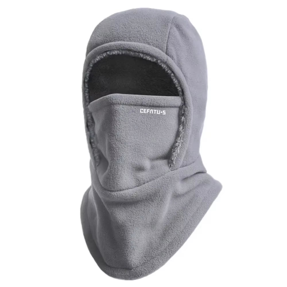 Fleece Balaclava Cycling Cap Cold-Proof Windproof Warm Hood and Hat Thicken Thermal Ski Windproof Cap Women Men